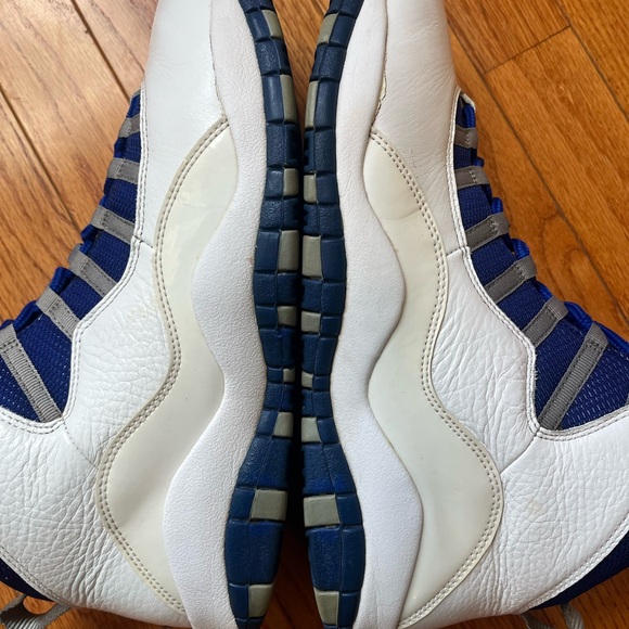 Air Jordan Retro 10 Old Royal Blue/white/Old Royal-Stealth Size 11 - Picture 7 of 11